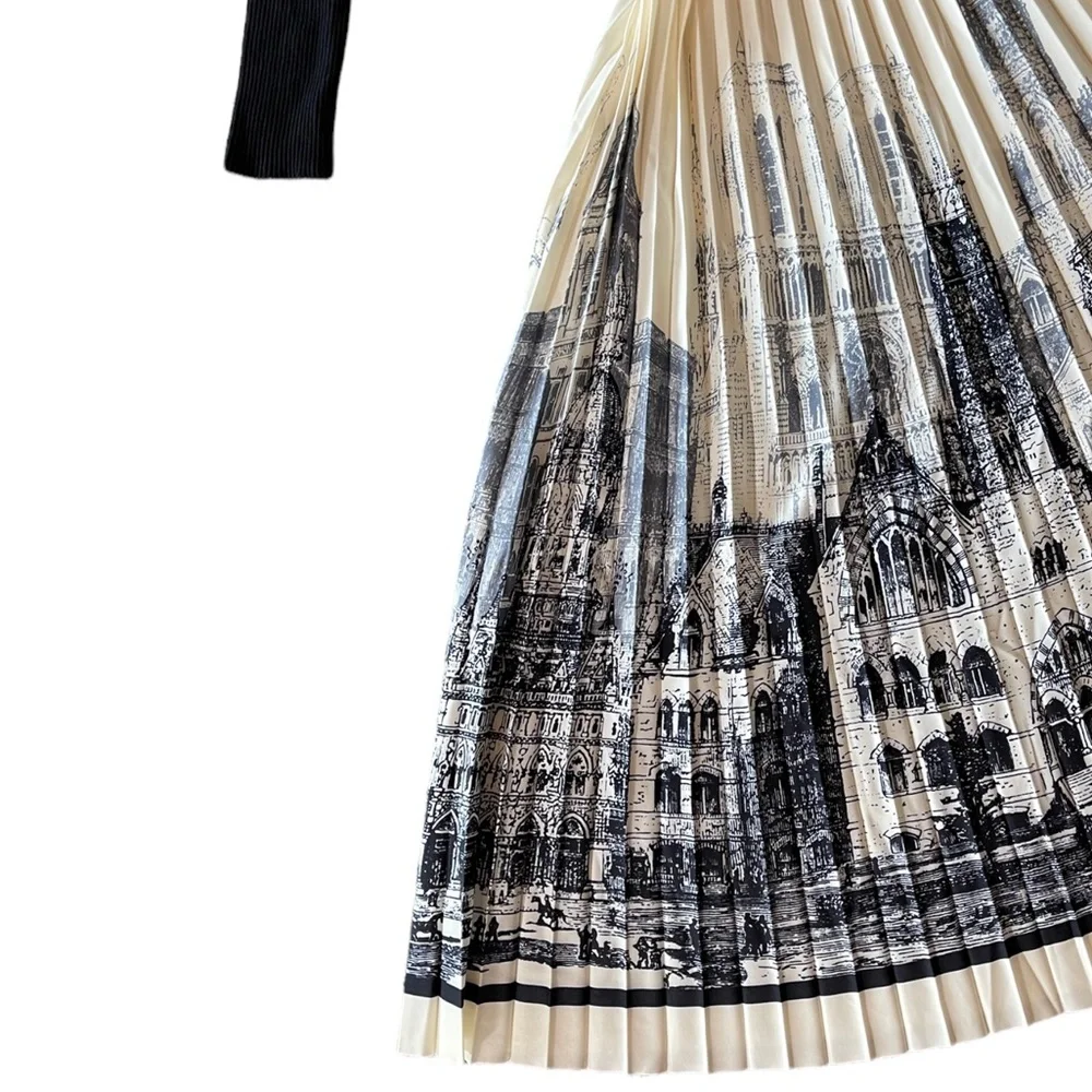 ❤️ The KIMORA full European Cityscape Dress - Picture 14 of 15